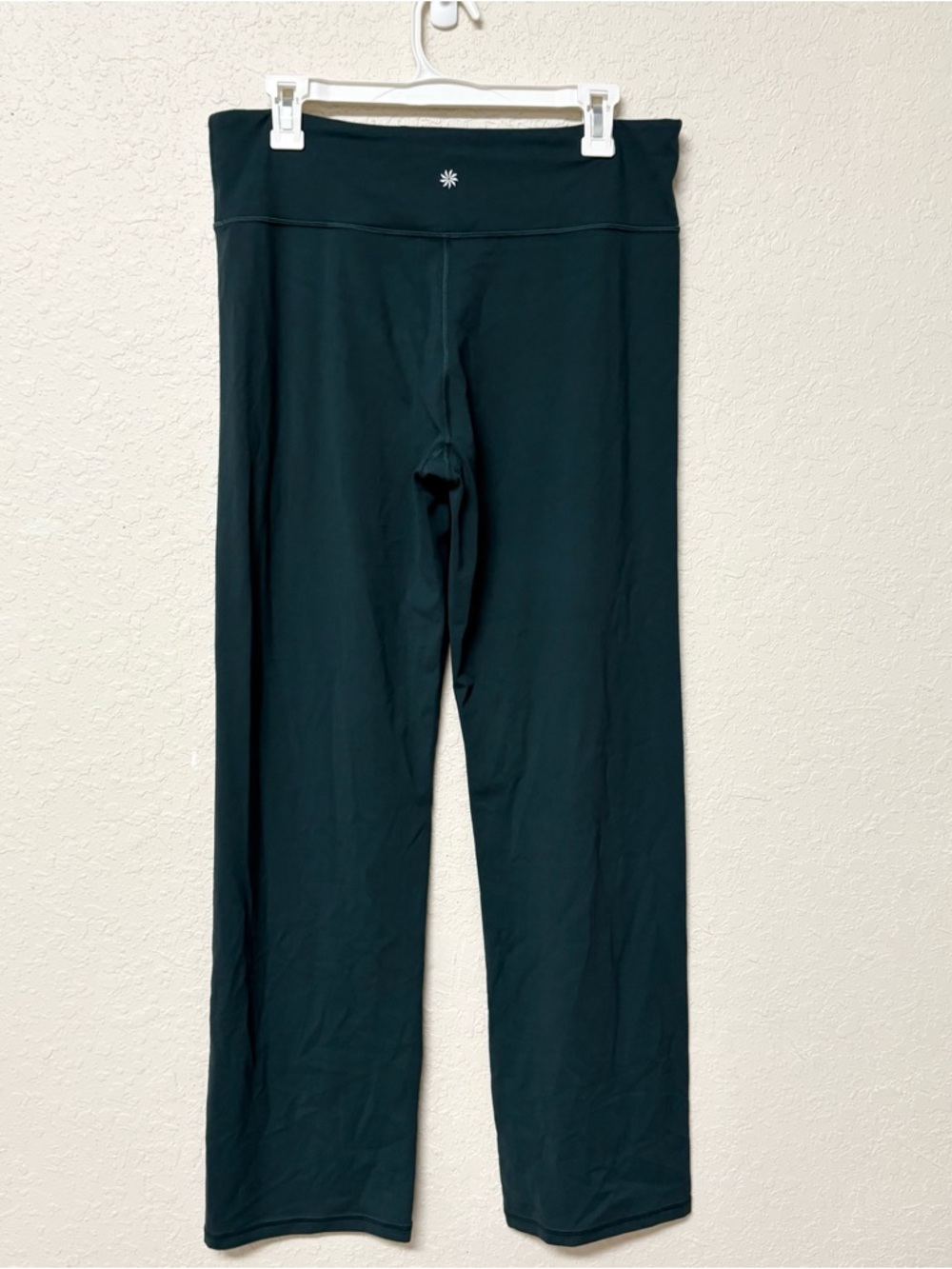 Athleta High Rise Elation Straight Leg Pant 2.0 Pine Green Stretch Size XL - Picture 2 of 6
